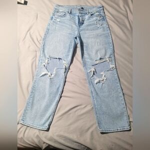 American Eagle Super High Rise Ankle Straight Size 10